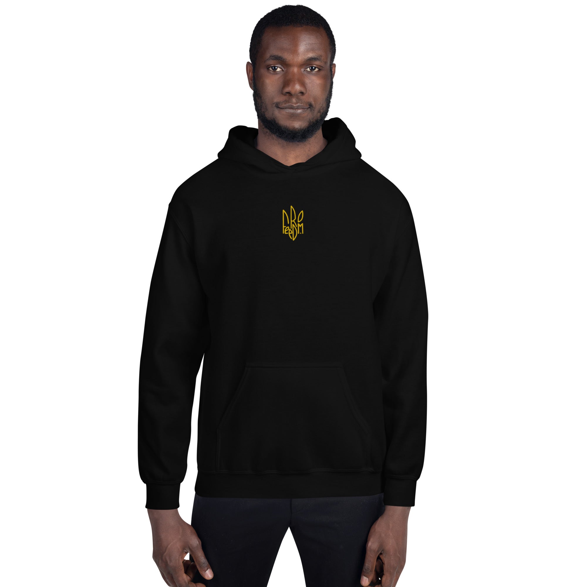 Freedom Embroidered Tryzub - Adult Hoodie - Saint Javelin