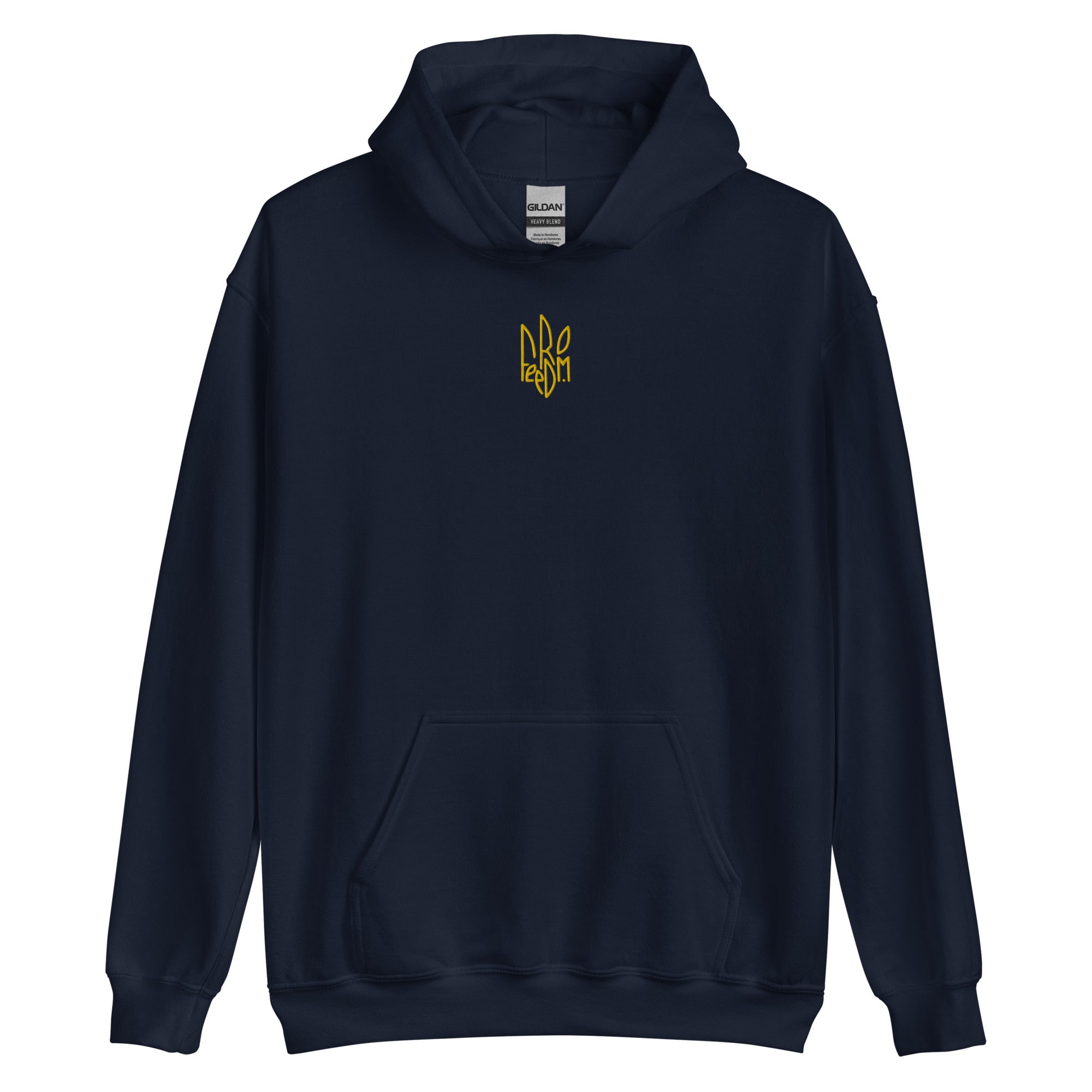 Freedom Embroidered Tryzub - Adult Hoodie - Saint Javelin