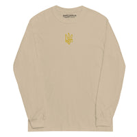 Freedom Embroidered Tryzub - Adult Long Sleeve Shirt - Saint Javelin