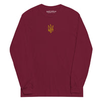 Freedom Embroidered Tryzub - Adult Long Sleeve Shirt - Saint Javelin