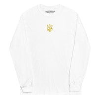 Freedom Embroidered Tryzub - Adult Long Sleeve Shirt - Saint Javelin