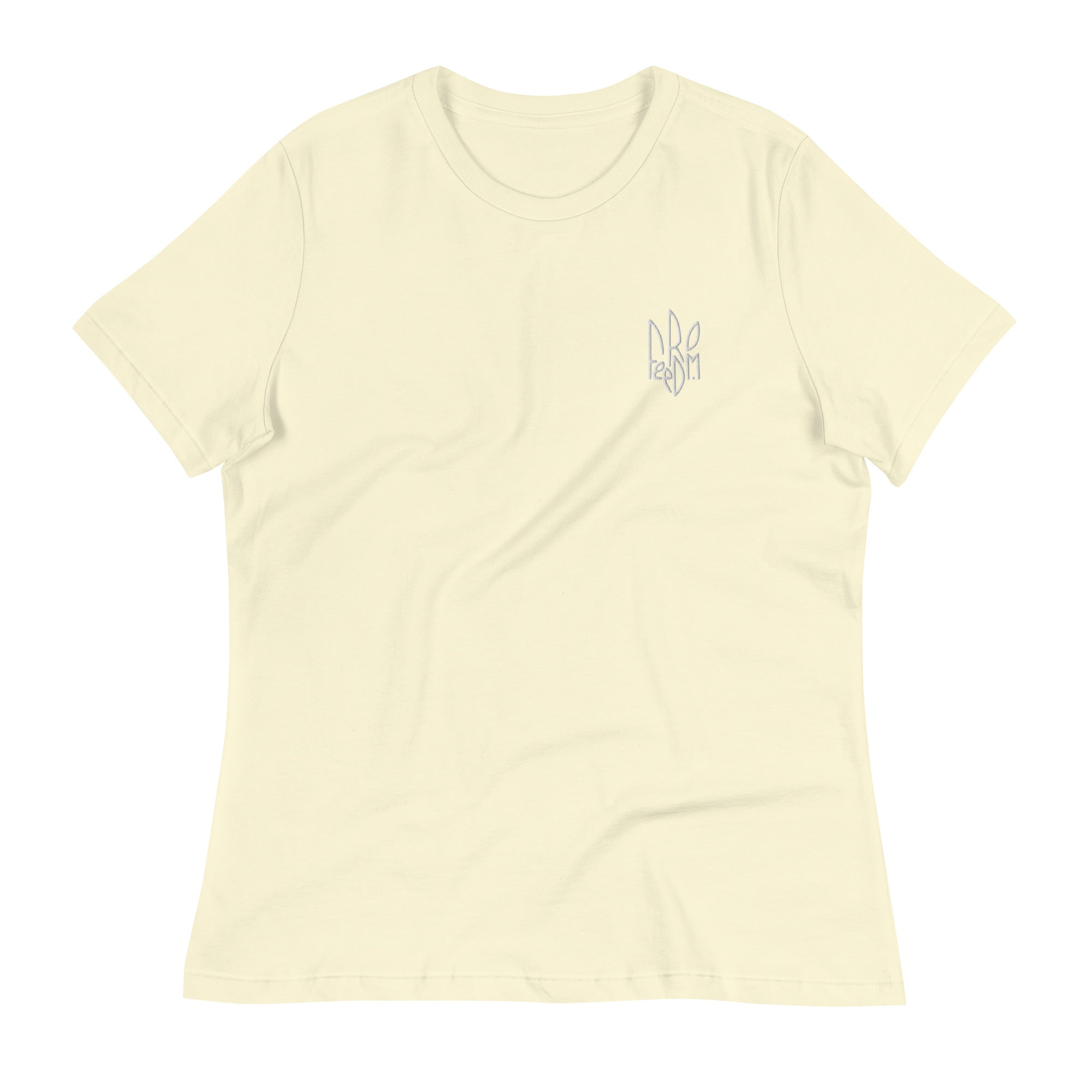 Freedom Embroidered Tryzub - Adult Women's TShirt - Saint Javelin