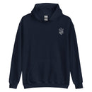 Freedom Embroidered White Tryzub - Adult Hoodie - Saint Javelin