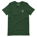 Freedom Embroidered White Tryzub - Adult TShirt - Saint Javelin