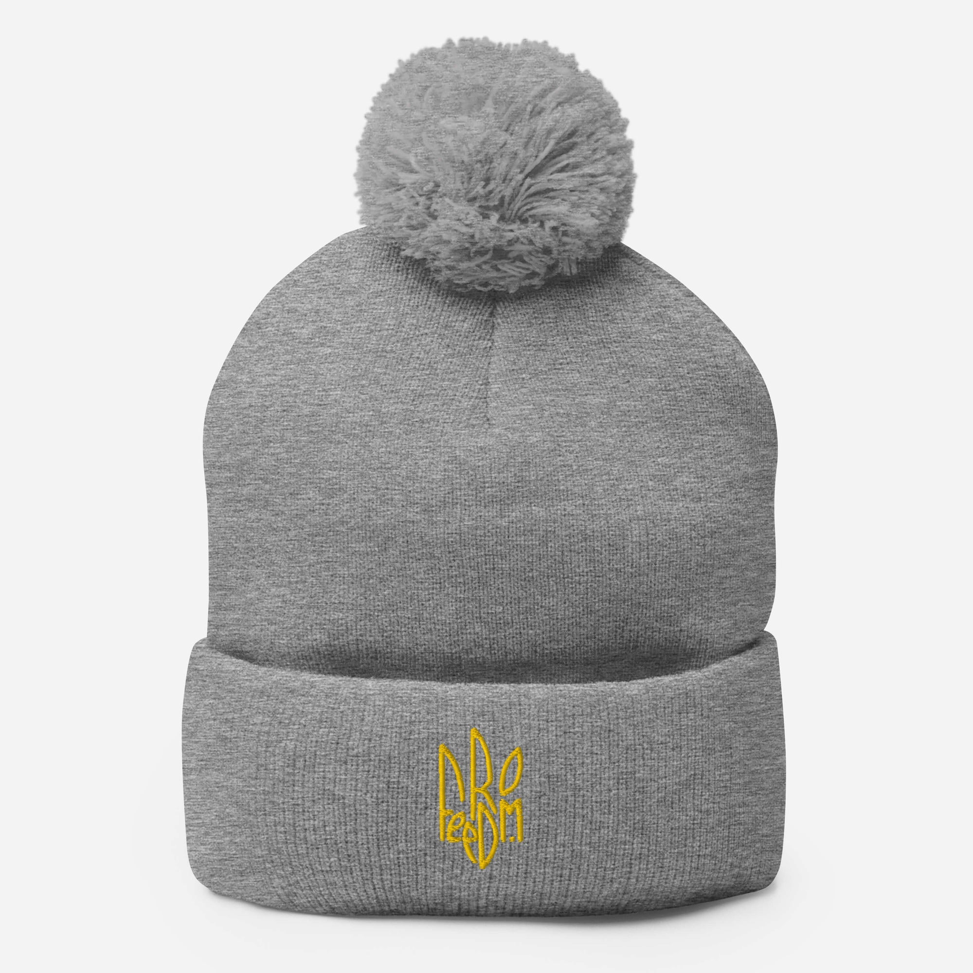 Freedom Tryzub - Pom - Pom Beanie Hat - Saint Javelin