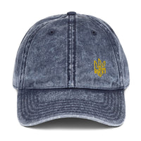Freedom Tryzub x Slava Ukraini - Vintage Baseball Hat - Saint Javelin