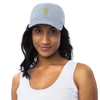 Freedom Tryzub x Ukrainian Flag - Denim Dad Hat - Saint Javelin