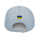 Freedom Tryzub x Ukrainian Flag - Denim Dad Hat - Saint Javelin