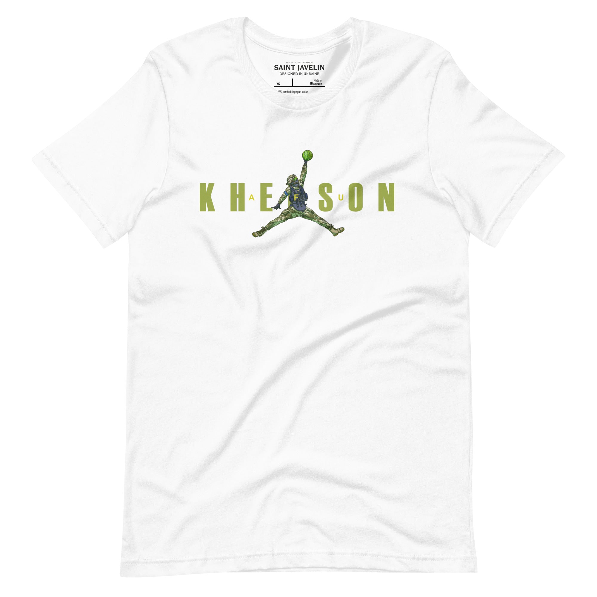 Kherson - Watermelon Warrior Army Green - Adult TShirt