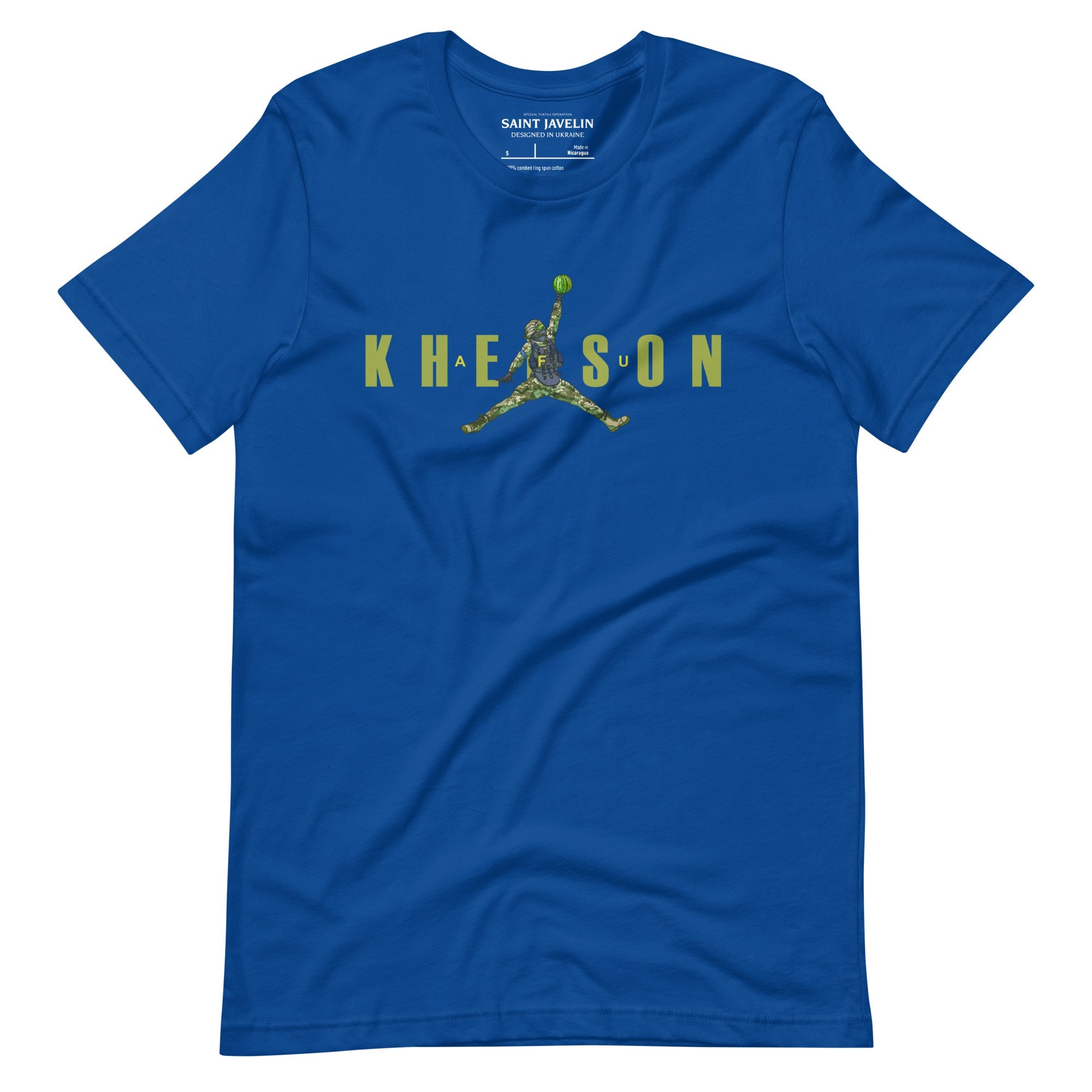 Kherson - Watermelon Warrior Army Green - Adult TShirt - Saint Javelin