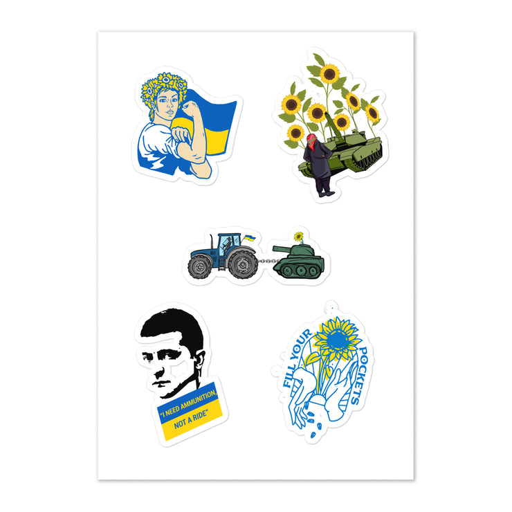 Ukrainian Resistance Sticker Pack