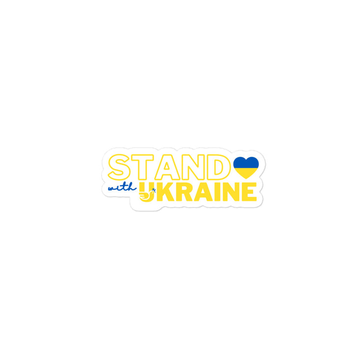 Stand With Ukraine - Sticker