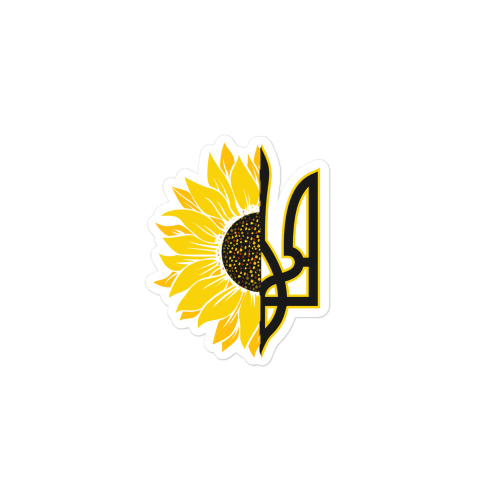 Sunflower + Tryzub - Sticker
