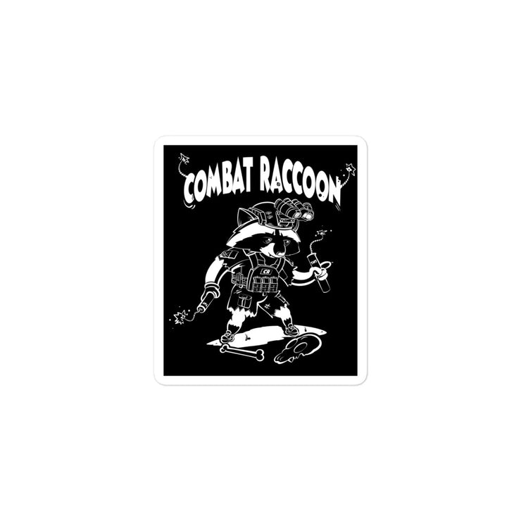 Saint Javelin x Combat Raccoon - Sticker