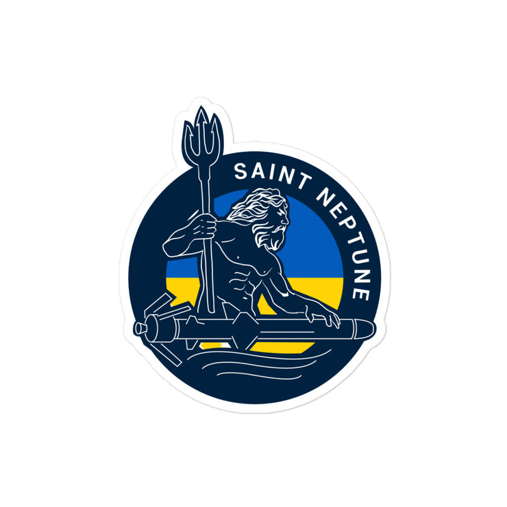 Saint Neptune Protector of the Seas - Sticker