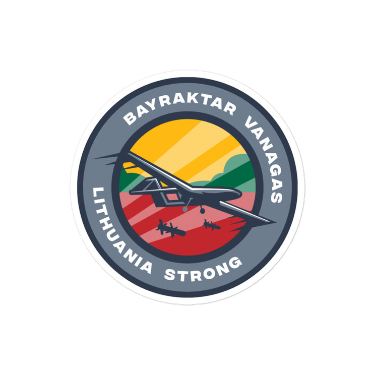 Bayraktar Vanagas - Lithuania Strong Sticker