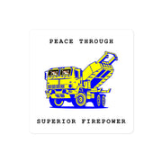NAFO x HIMARS - Peace Through Superior Firepower - Sticker