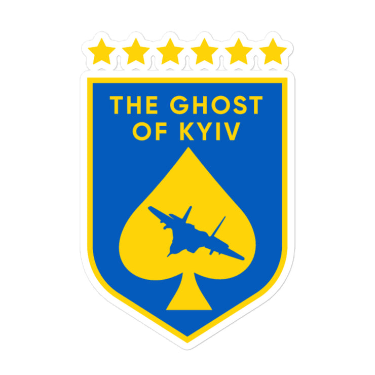 Ghost of Kyiv Crest - Sticker
