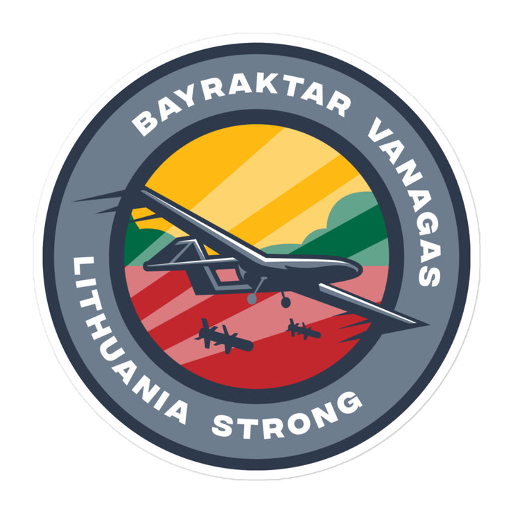 Bayraktar Vanagas - Lithuania Strong Sticker