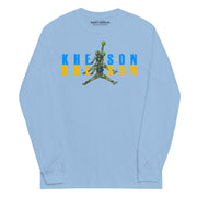 Kherson - Watermelon Warrior Blue + Yellow - Adult Long Sleeve Shirt