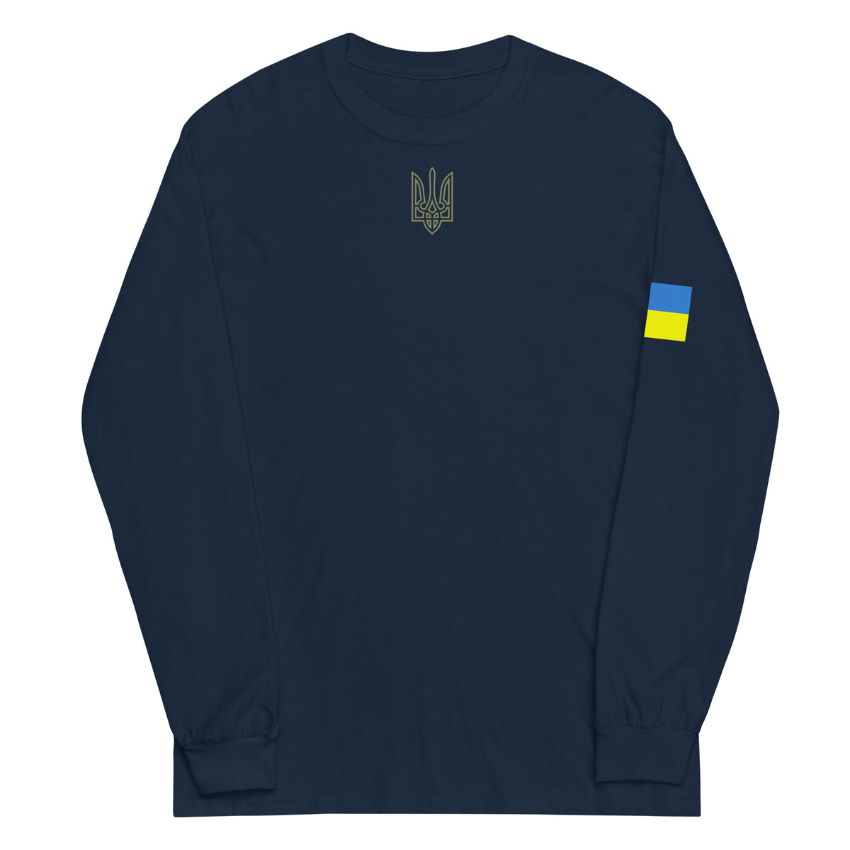 Tryzub x Ukrainian Flag - Adult Long Sleeve Shirt – Saint Javelin