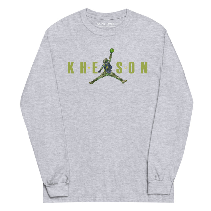 Kherson - Watermelon Warrior Army Green - Adult Long Sleeve Shirt