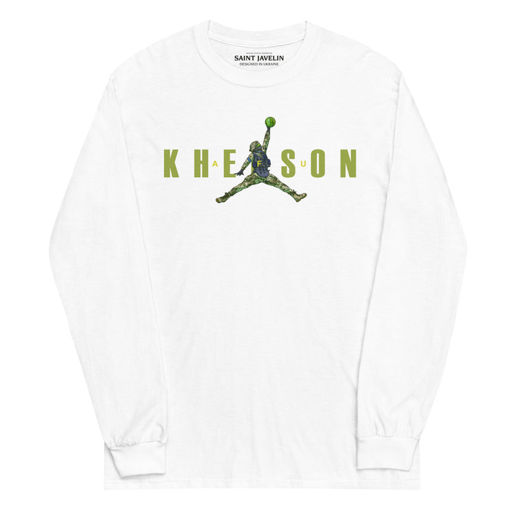 Kherson - Watermelon Warrior Army Green - Adult Long Sleeve Shirt