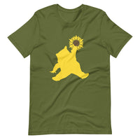 NAFO - Air Fella Dunks a Sunflower - Adult TShirt - Saint Javelin