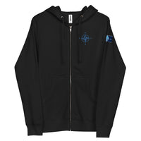 NAFO Compass - Adult Zip Up Hoodie - Saint Javelin