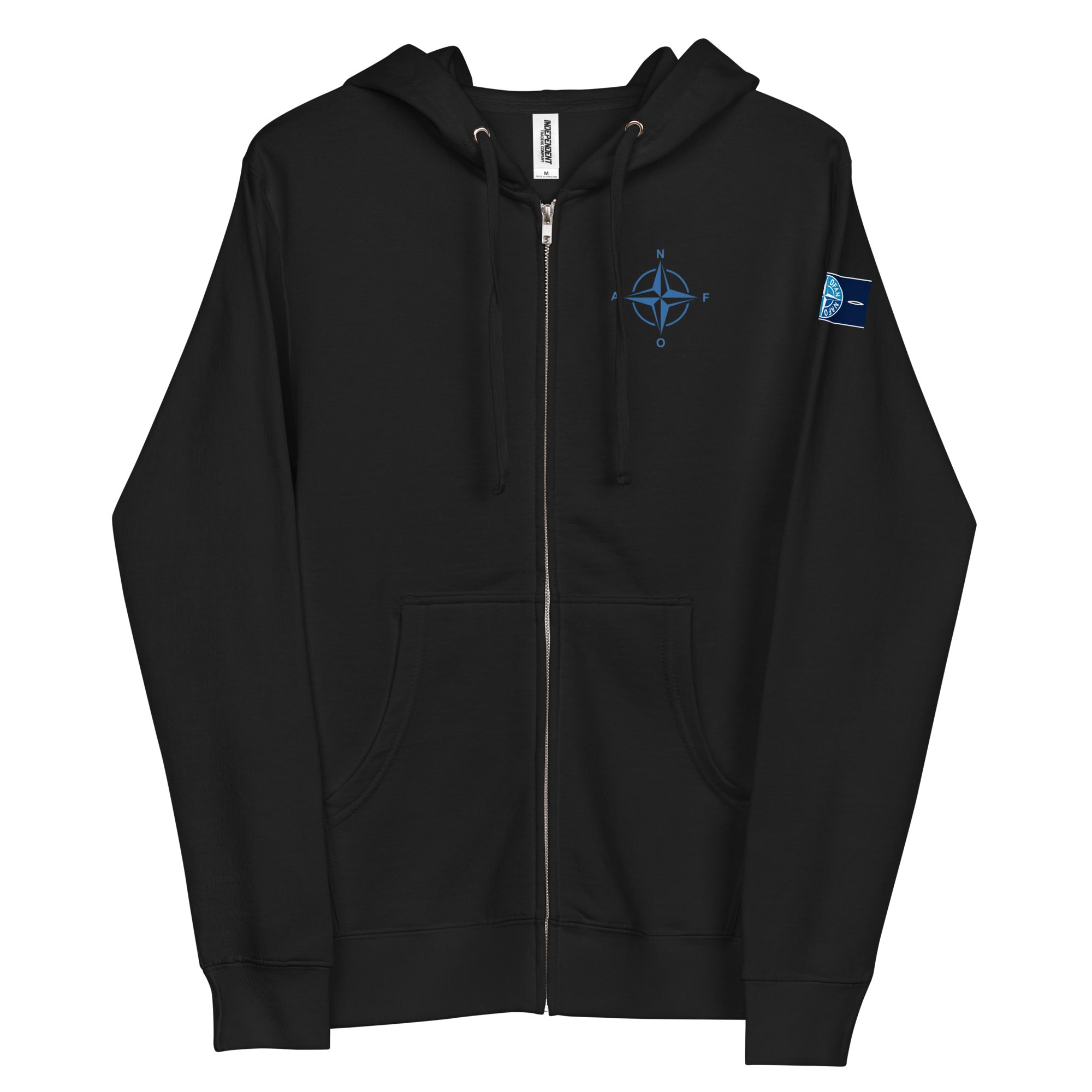 NAFO Compass - Adult Zip Up Hoodie - Saint Javelin