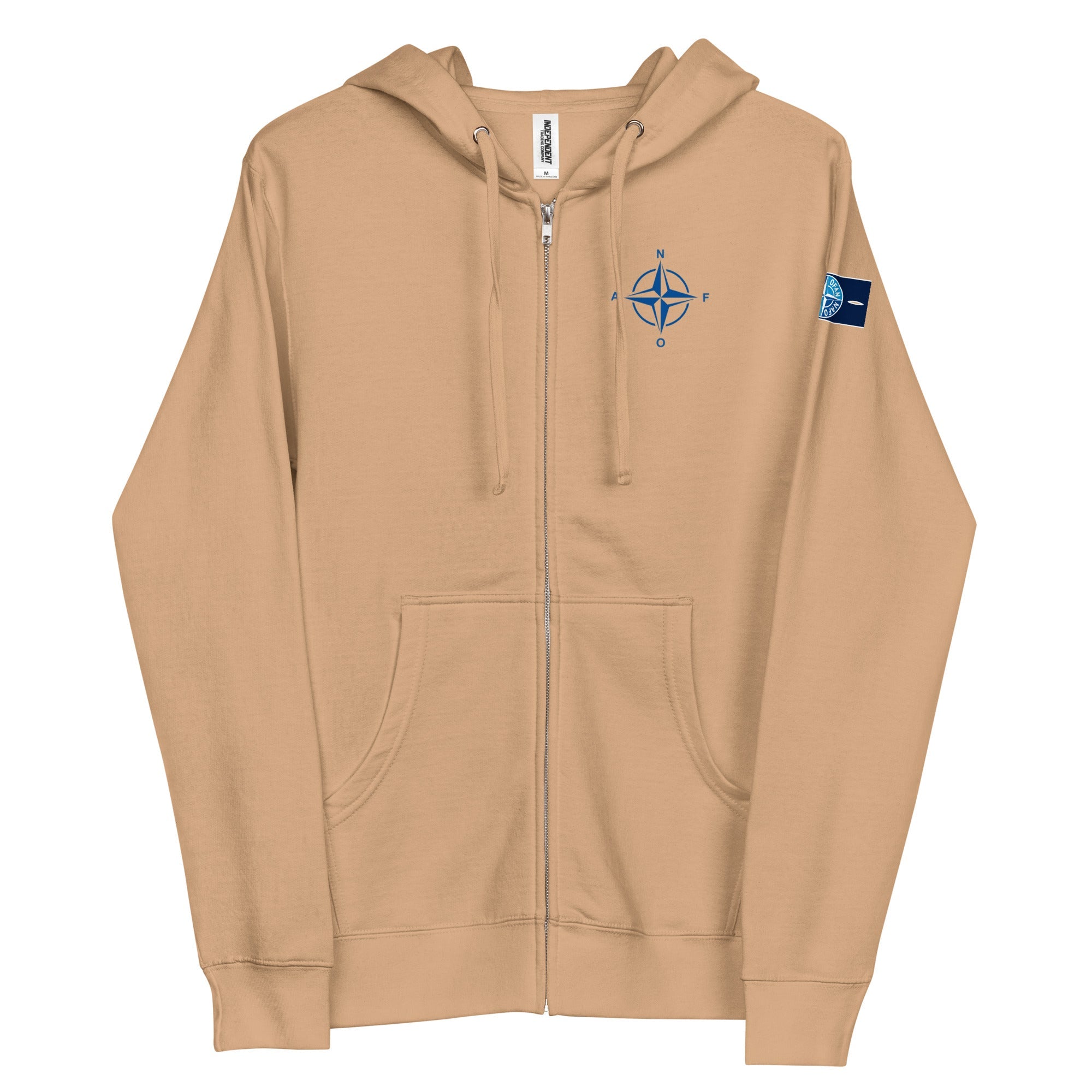 NAFO Compass - Adult Zip Up Hoodie - Saint Javelin