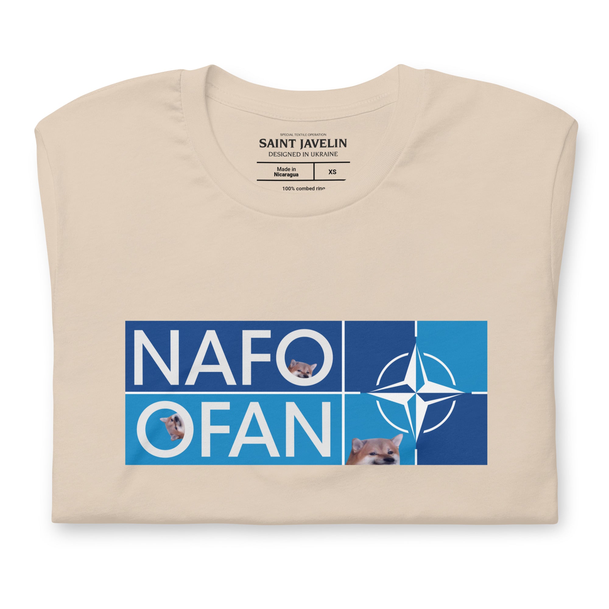 NAFO Insignia - Adult TShirt - Saint Javelin
