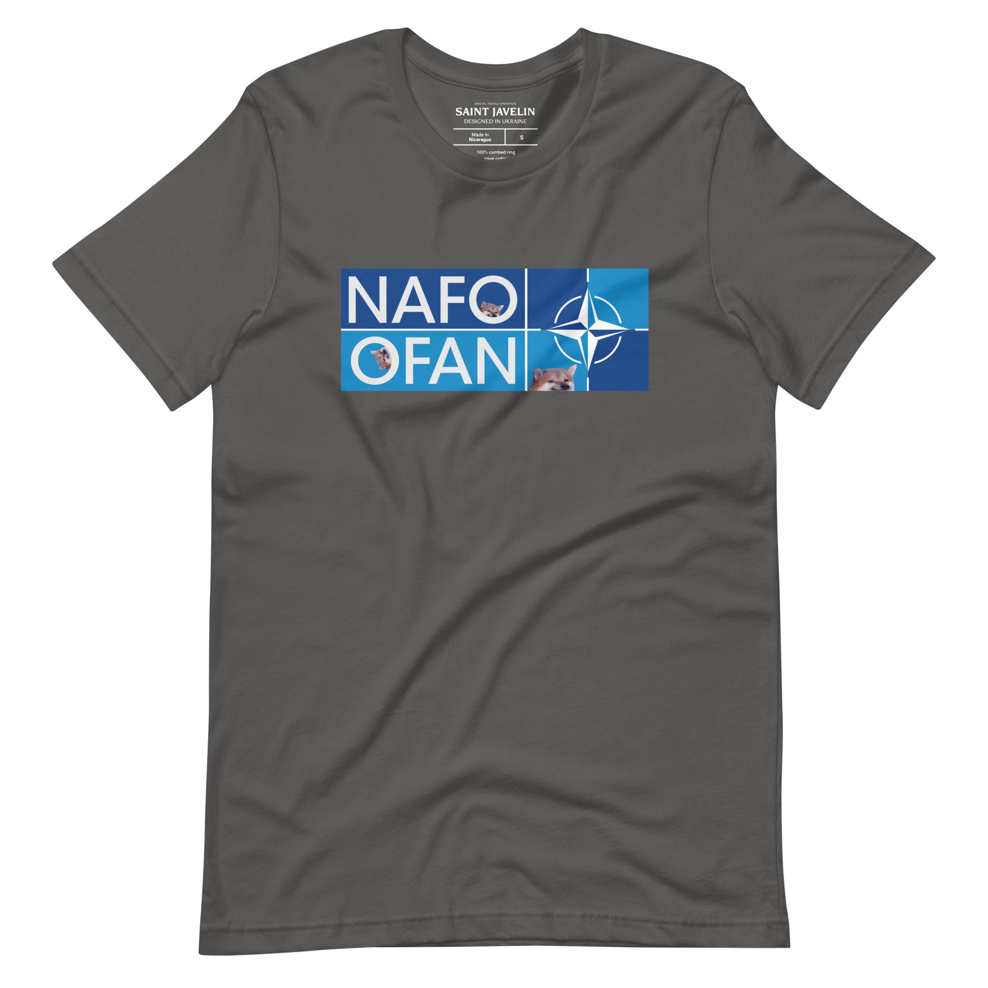 NAFO Insignia - Adult TShirt - Saint Javelin