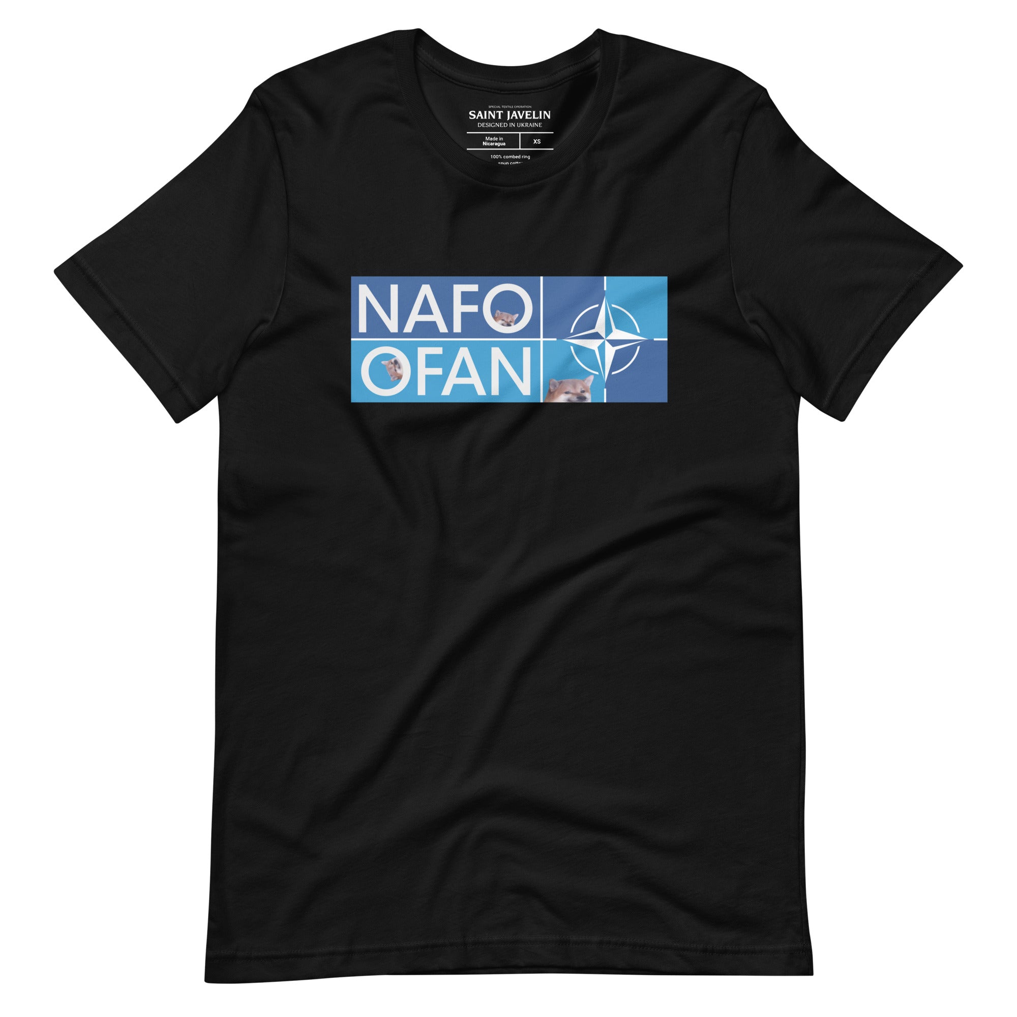 NAFO Insignia - Adult TShirt - Saint Javelin