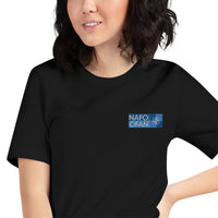 NAFO Insignia - Embroidered Logo Adult TShirt - Saint Javelin