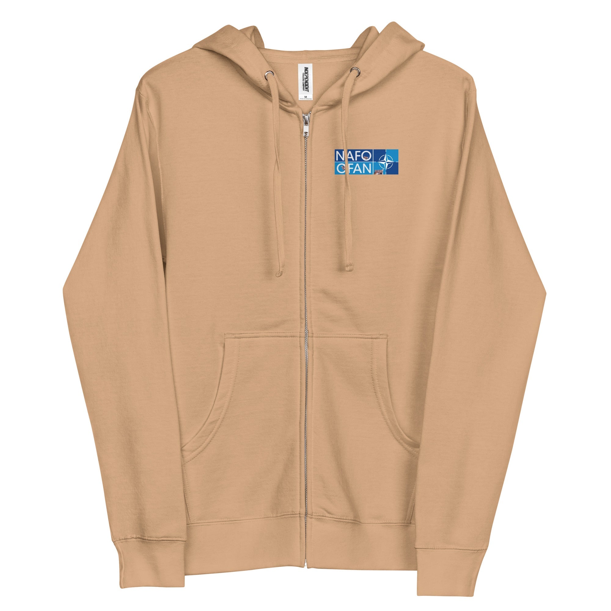 NAFO Insignia x Slava Ukraini - Adult Zip Up Hoodie - Saint Javelin