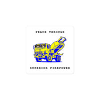 NAFO x HIMARS - Peace Through Superior Firepower - Sticker - Saint Javelin