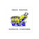 NAFO x HIMARS - Peace Through Superior Firepower - Sticker - Saint Javelin