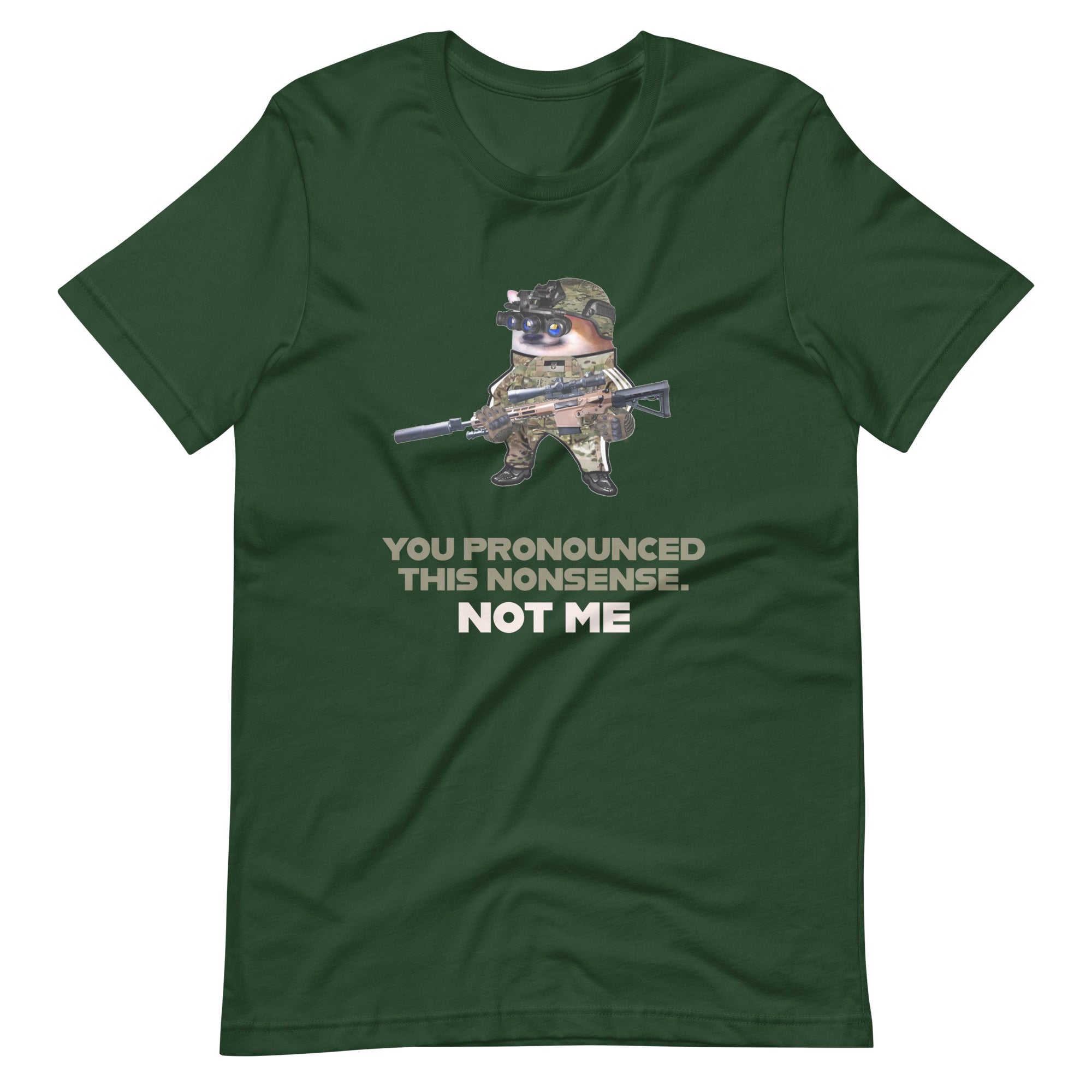 NAFO - You Pronounced This Nonsense - Adult TShirt - Saint Javelin
