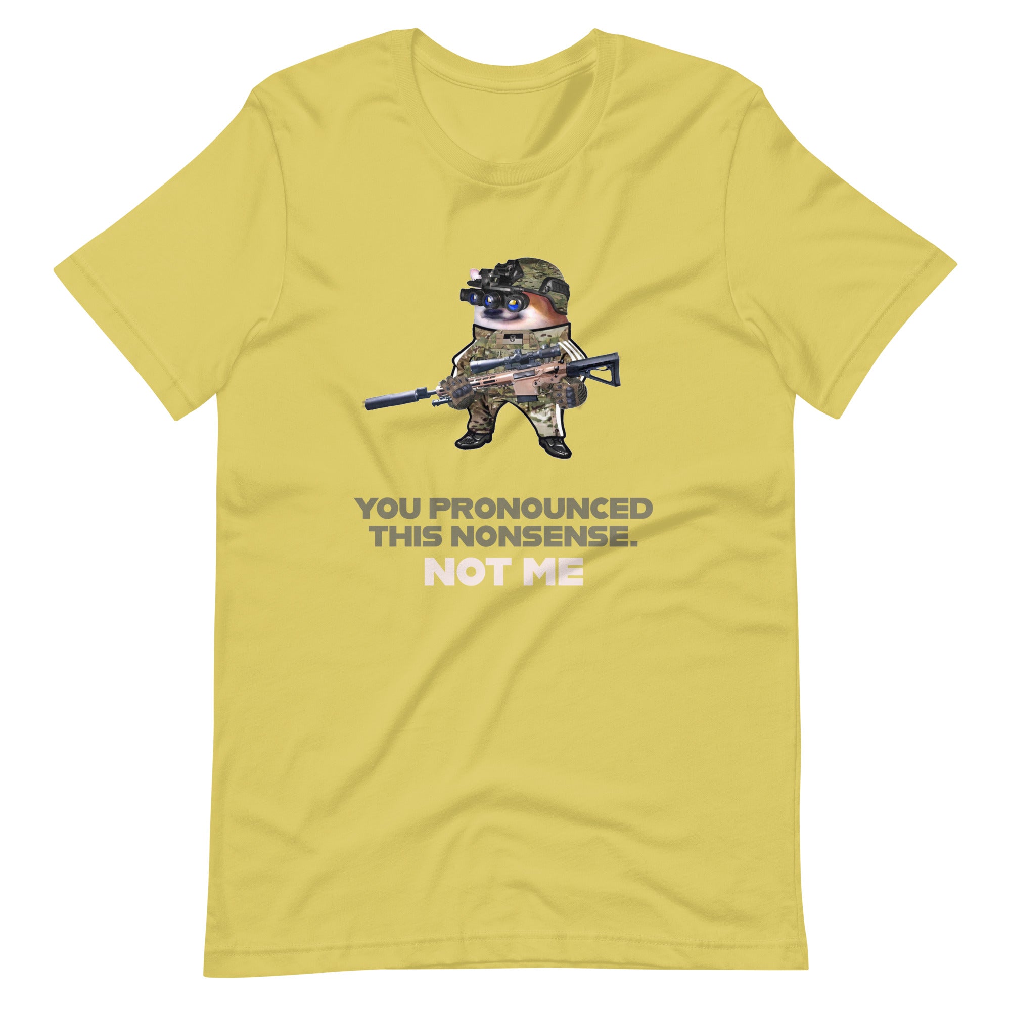 NAFO - You Pronounced This Nonsense - Adult TShirt - Saint Javelin