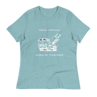 Peace Through Superior Firepower - Adult Women's TShirt - Saint Javelin