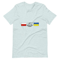 Polish + Ukrainian Handshake - Adult TShirt - Saint Javelin
