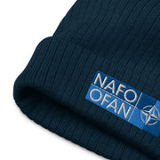 NAFO Insignia Toque - Ribbed Knit Beanie Hat