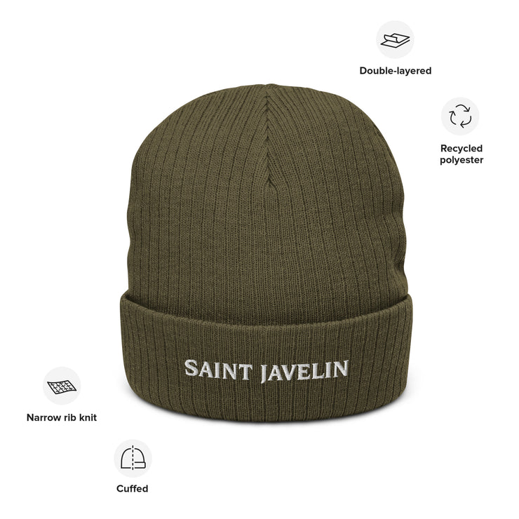 Saint Javelin Classic Toque - Ribbed Knit Beanie Hat