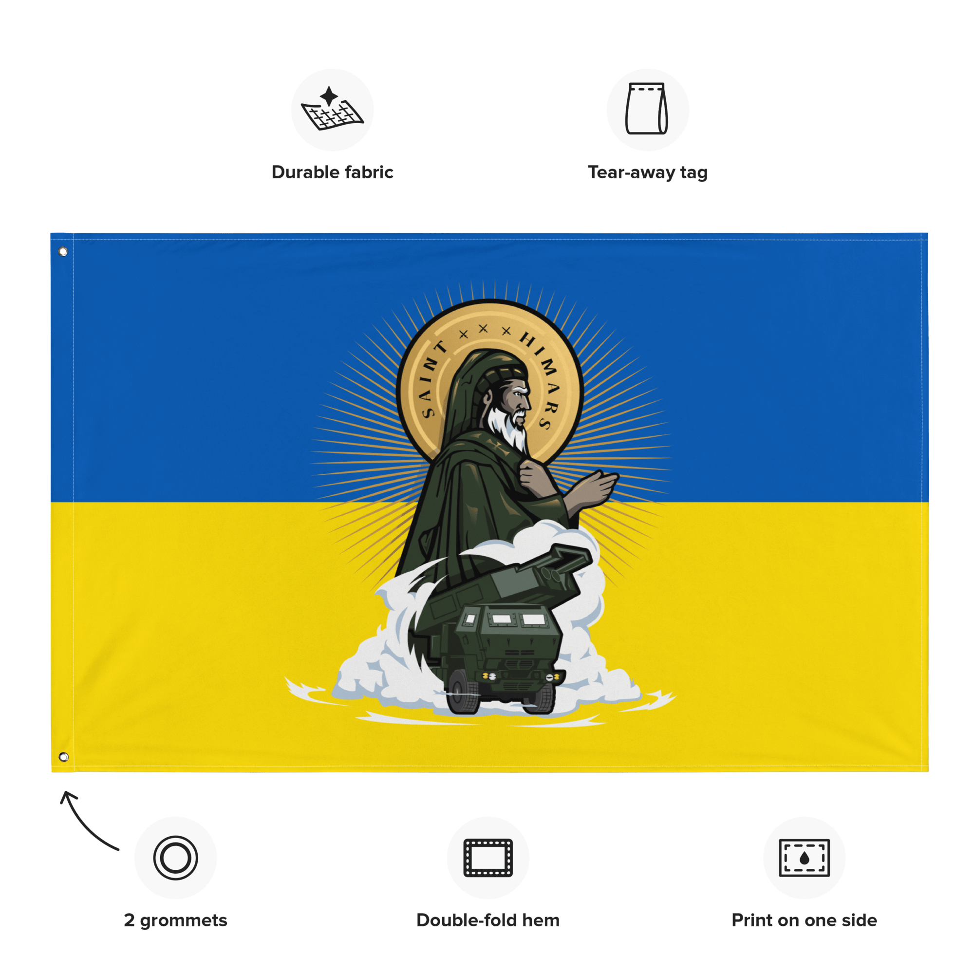 Saint HIMARS - Ukrainian Flag - Saint Javelin