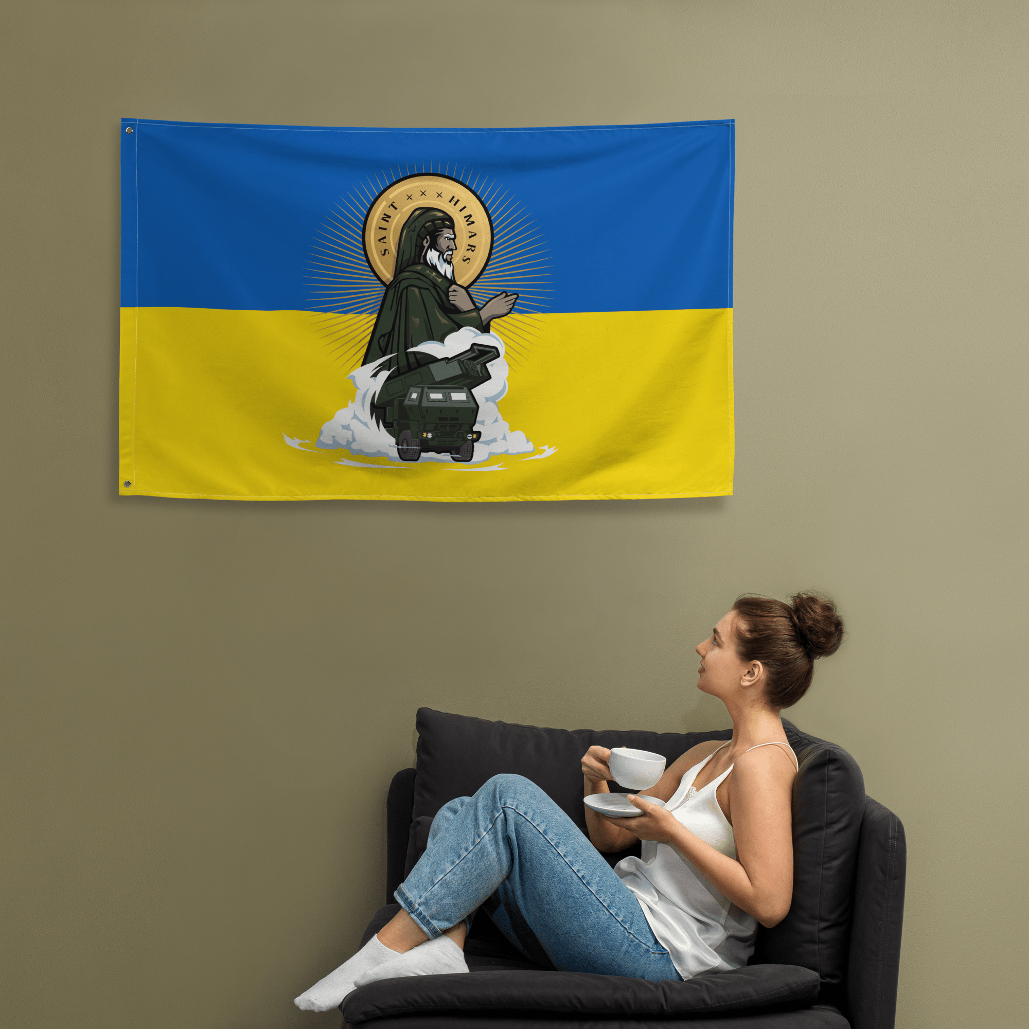 Saint HIMARS - Ukrainian Flag - Saint Javelin
