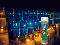 Saint Javelin Prayer Candle - Saint Javelin