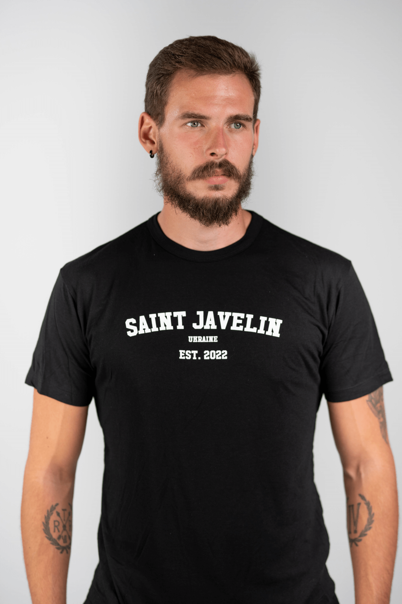 Saint Javelin Wordmark - Premium Adult TShirt - Saint Javelin
