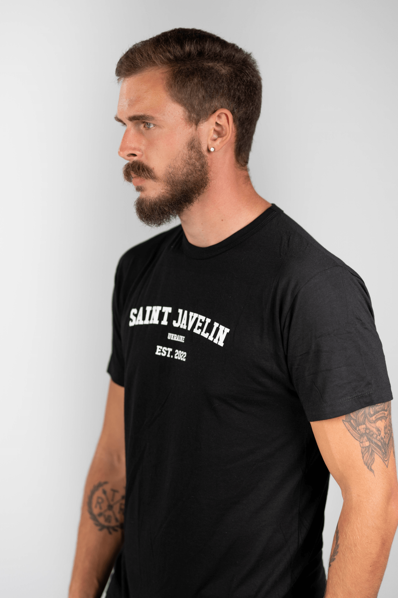 Saint Javelin Wordmark - Premium Adult TShirt - Saint Javelin