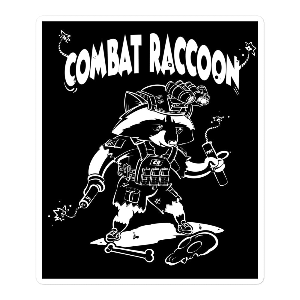Saint Javelin x Combat Raccoon - Sticker